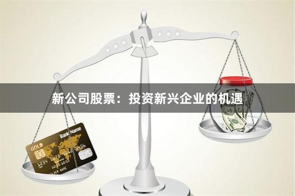 新公司股票：投资新兴企业的机遇